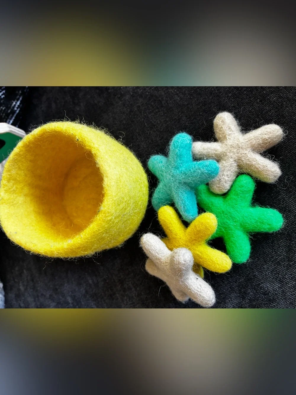 Lovevery Transfer Felt Stars The Companion Play Kit 5 stars - NO TWEEZERs